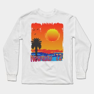 Newquay Retro 70's style 50th anniversary Long Sleeve T-Shirt